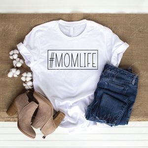 MOMLIFE T-Shirt/Gifts for Women/Quote/Custom T-Shirts/Uni-Sex Graphic T-Shirt